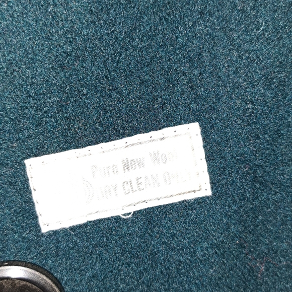 Vtg International Scene Women Heavyweight Wool Faux Fur Collar Coat Warm Cozy XL - Picture 6 of 13